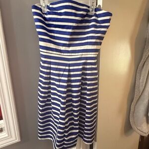 GAP Blue and White Striped Dress